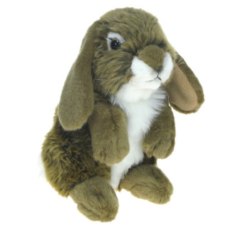 Maskotka Królik miniaturka 18cm 81104 ciemnobrązowy