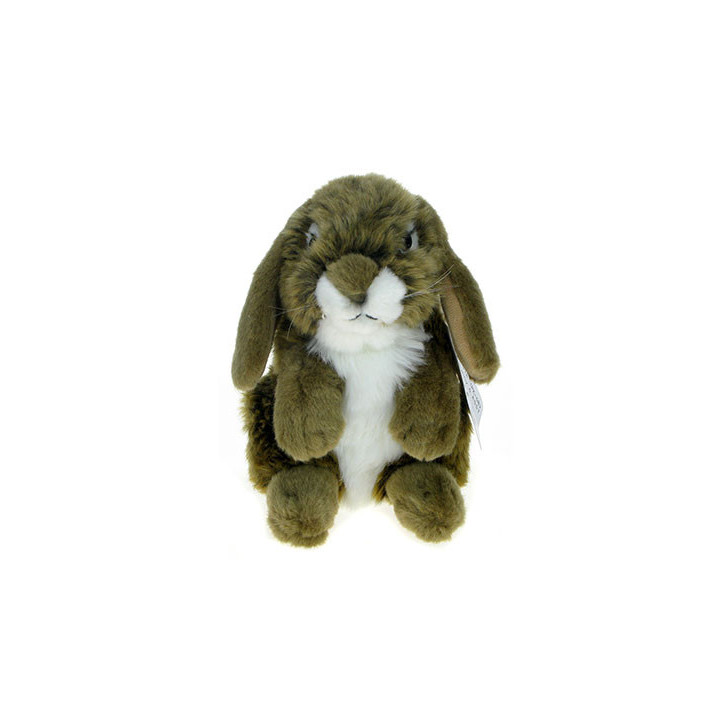 Maskotka Królik miniaturka 18cm 81104 ciemnobrązowy