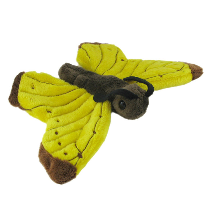 Maskotka Motyl żółty 17cm 69426