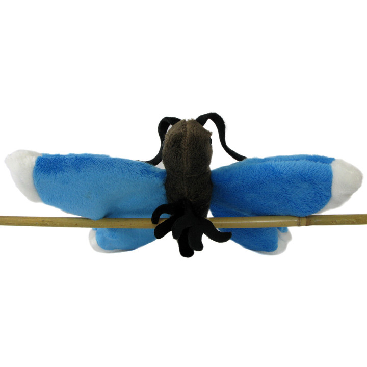 Maskotka Motyl niebieski 17cm 69426