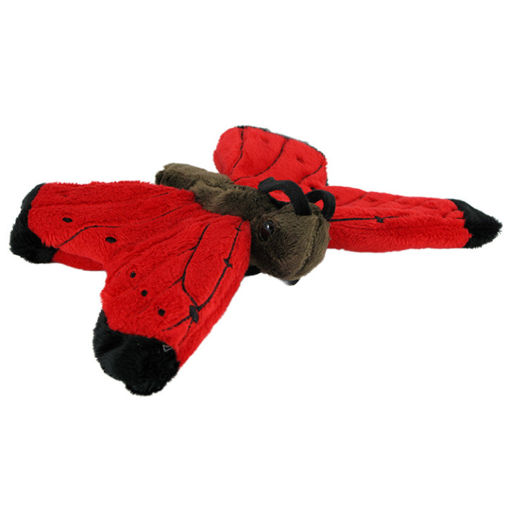 Maskotka Motyl czerwony 17cm 69426