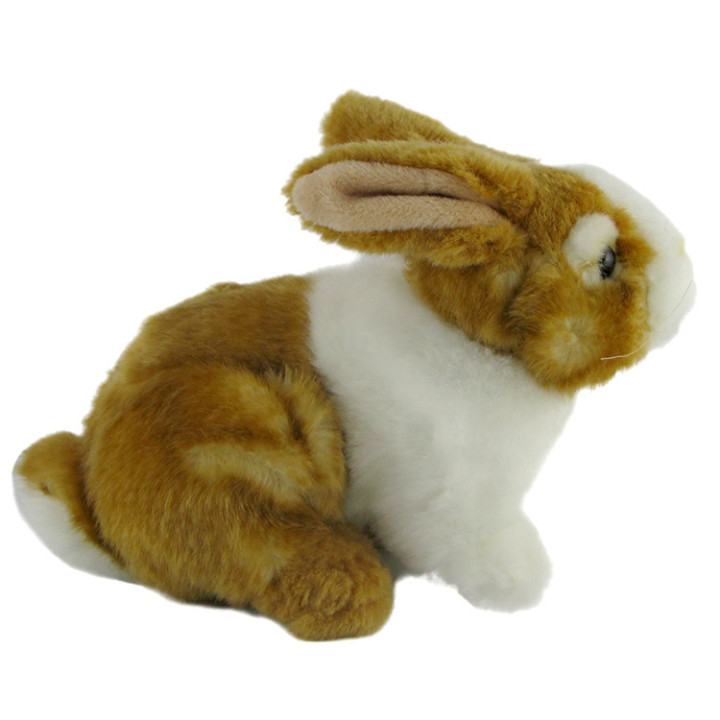 Maskotka Królik 18cm 86994 brązowo-biały (C)