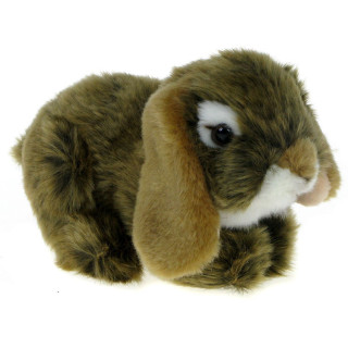 Maskotka Królik miniaturka 17cm 88530 ciemnobrązowy (D)
