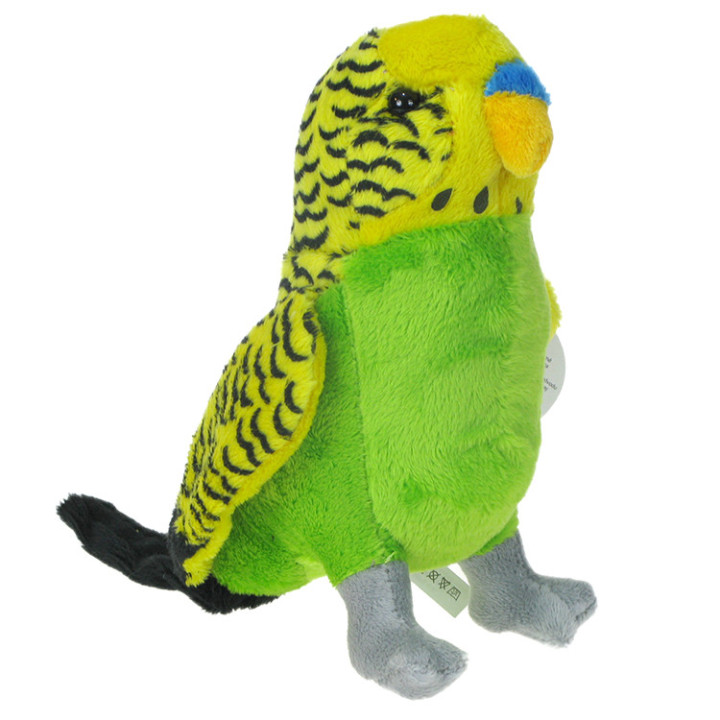 Maskotka Papużka falista zielona 19cm 69560