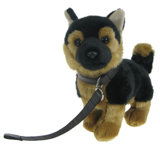 Maskotka Piesek owczarek niemiecki na smyczy 24cm 89551