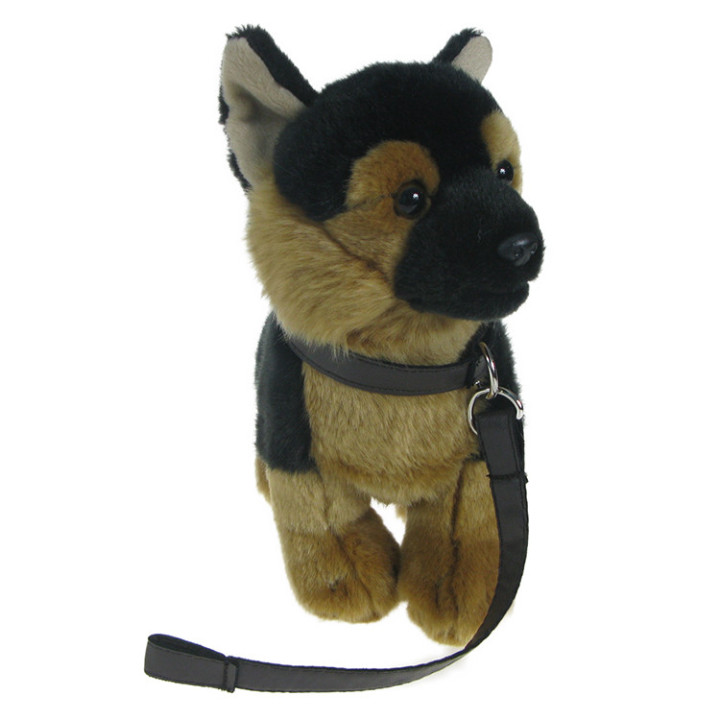 Maskotka Piesek owczarek niemiecki na smyczy 24cm 89551