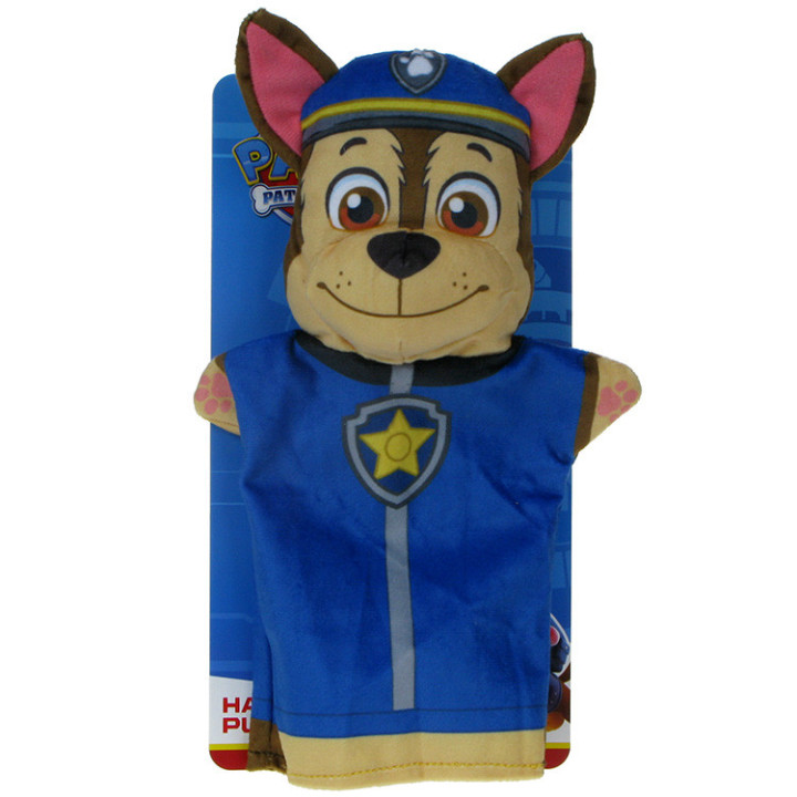 Psi Patrol - pacynka na rękę: piesek Chase 28cm
