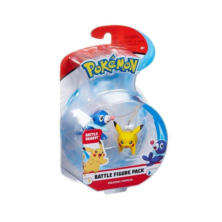 Pokemon - komplet 2 figurek - 96197 Pikachu vs Popplio