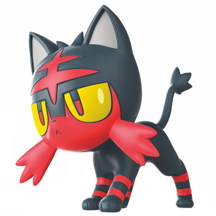 Pokemon - komplet 2 figurek - 96198 Rowlet vs Litten