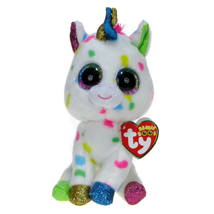 Pupilki (Ty Beanie Boos): brelok jednorożec Harmonie 9cm