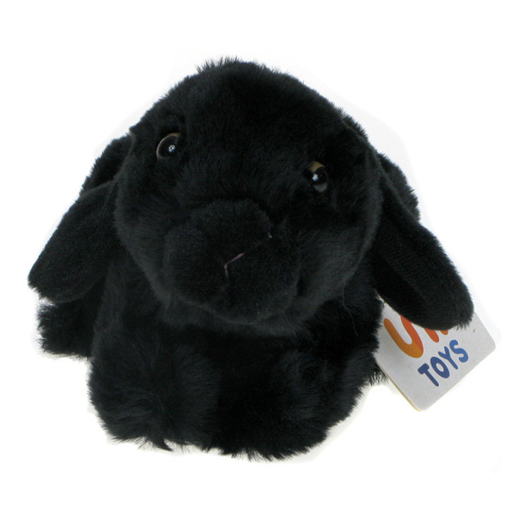 Maskotka Królik miniaturka 20cm czarny eco-friendly