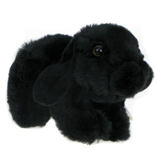 Maskotka Królik miniaturka 20cm czarny eco-friendly