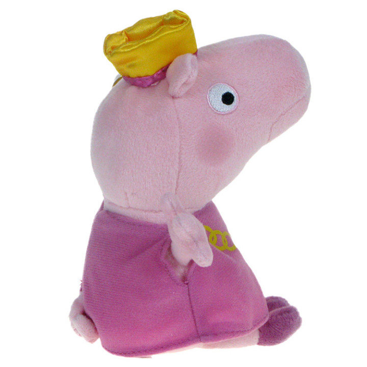 Świnka Peppa (Peppa Pig): maskotka świnka Peppa księżniczka- wróżka 18cm (TY)