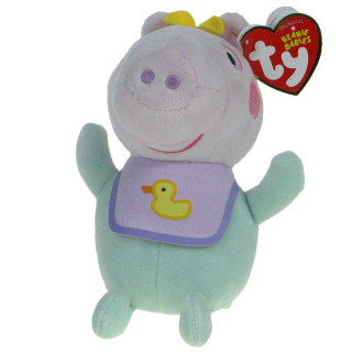 Świnka Peppa (Peppa Pig): maskotka świnka Evie 18cm (TY)