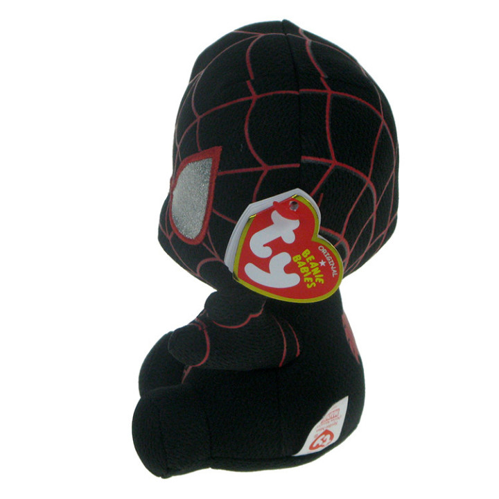 Marvel Avengers: Maskotka Czarny Spider-Man (Miles Morales) 15cm Ty Beanie Babies