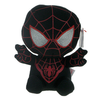 Marvel Avengers: Maskotka Czarny Spider-Man (Miles Morales) 15cm Ty Beanie Babies