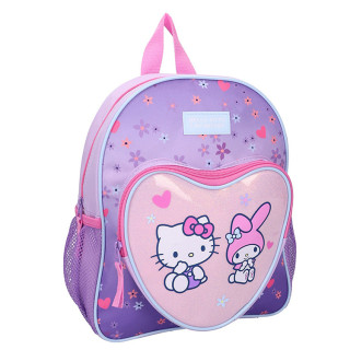 Plecak Hello Kitty & My Melody z kieszonką w kształcie serduszka „True Hearts”