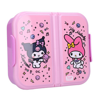 Śniadaniówka trzykomorowa (LunchBox) Hello Kitty and Friends: My Melody i Kuromi