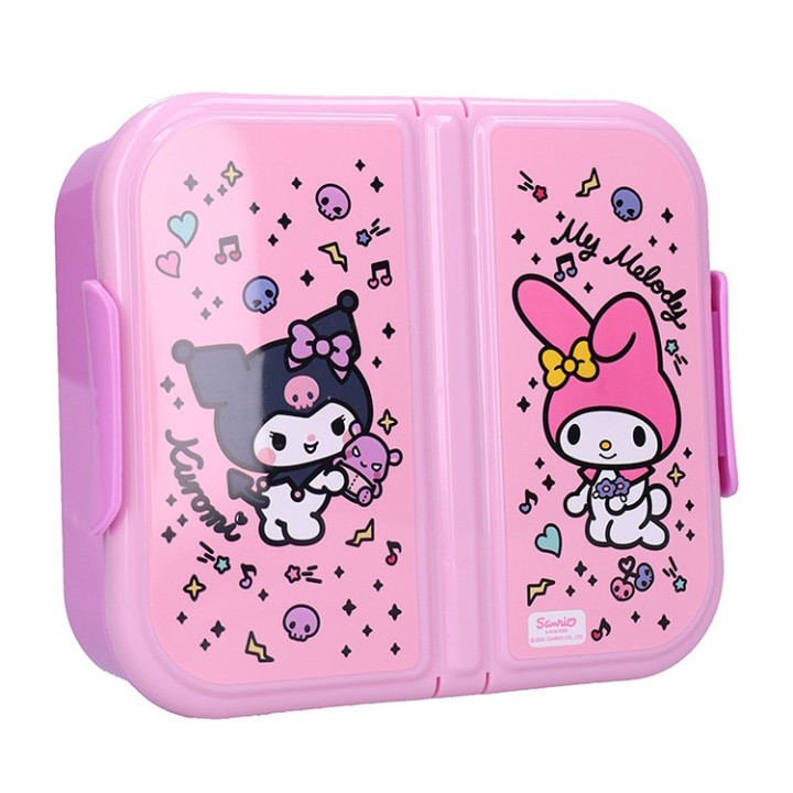 Śniadaniówka trzykomorowa (LunchBox) Hello Kitty and Friends: My Melody i Kuromi