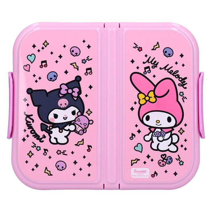 Śniadaniówka trzykomorowa (LunchBox) Hello Kitty and Friends: My Melody i Kuromi