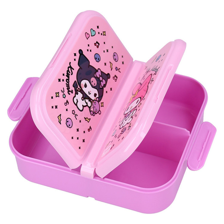 Śniadaniówka trzykomorowa (LunchBox) Hello Kitty and Friends: My Melody i Kuromi