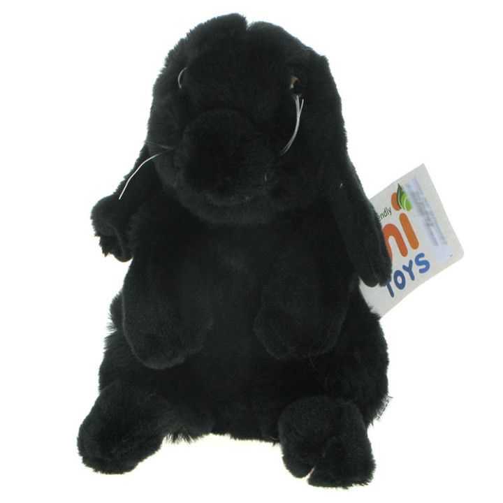Maskotka Królik, króliczek miniaturka 20cm czarny
