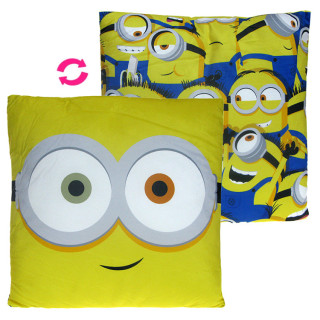 Minionki - Pluszowa dwustronna poduszka: Bob i Minionki (042489)