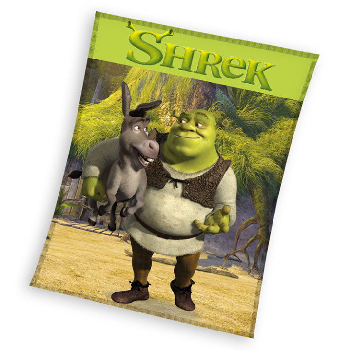 Koc pluszowy Shrek (045218) 130cm x 170cm