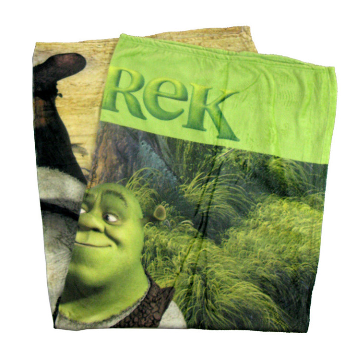 Koc pluszowy Shrek (045218) 130cm x 170cm