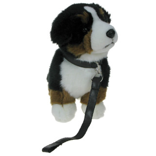 Maskotka Piesek berneński pasterski na smyczy 23cm 89346