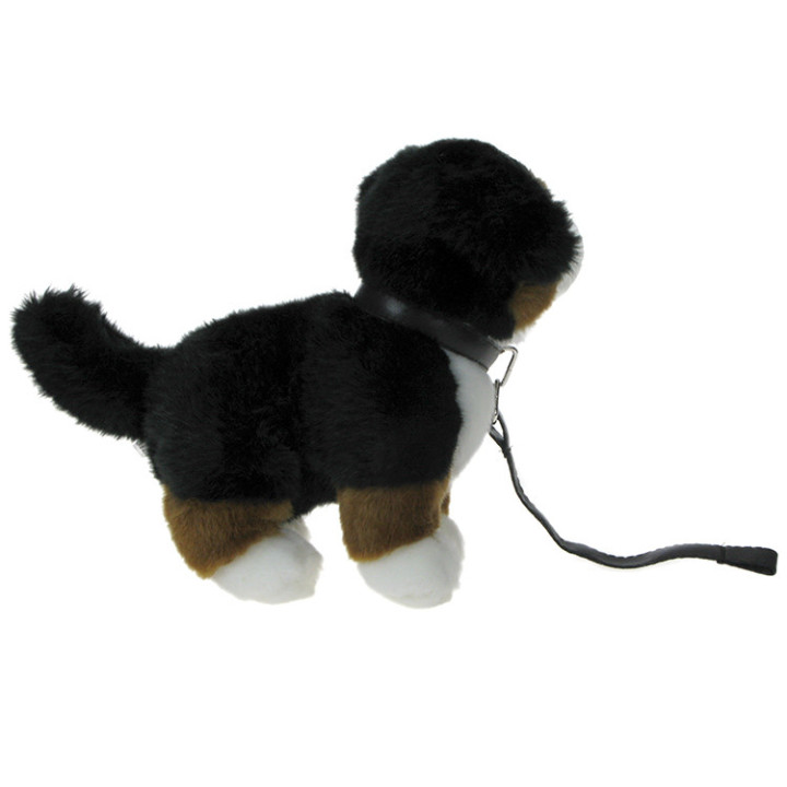 Maskotka Piesek berneński pasterski na smyczy 23cm 89346