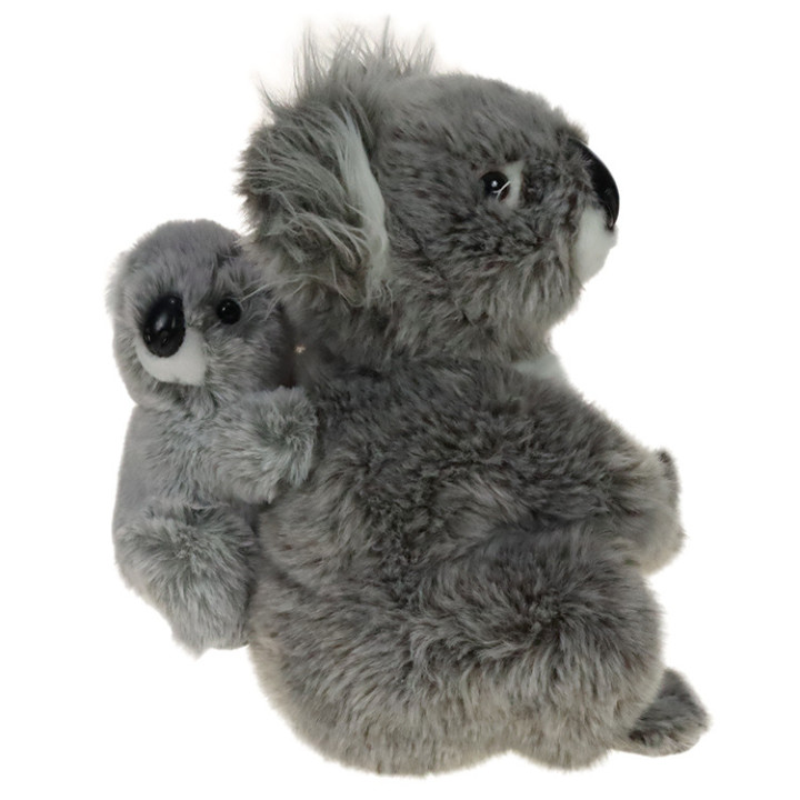 Maskotka Miś Koala: Mama z młodym misiem 25cm 90113