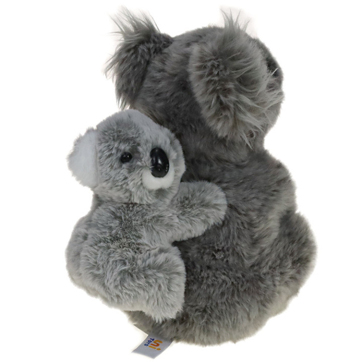 Maskotka Miś Koala: Mama z młodym misiem 25cm 90113