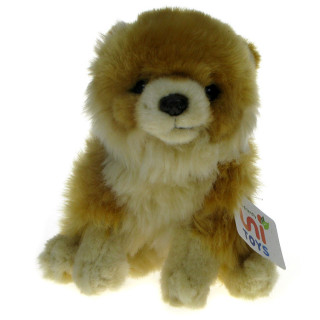 Pluszowe ZOO: Maskotka Piesek Szpic miniaturowy (Pomeranian) 17cm 91417 (Eko-friendly)