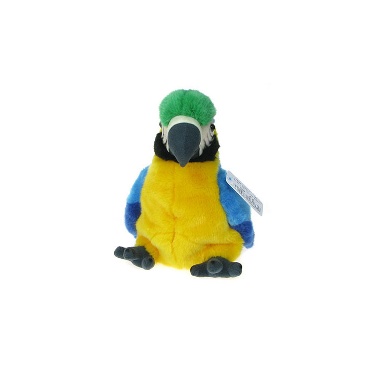 Maskotka, pacynka na rękę - Papuga Ara ararauna 26cm eko-friendly