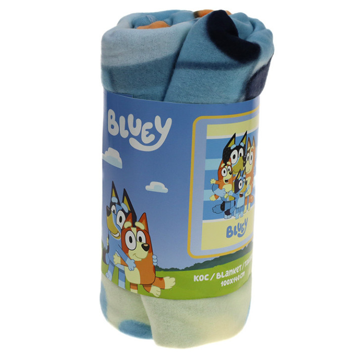 Koc polarowy Bluey: Rodzina Bluey 100cm x 140cm (371953)