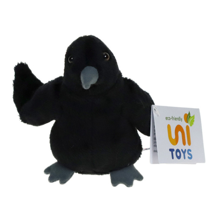 Pluszowe ZOO: Maskotka Kruk (mini) 12cm (42072) Eco-Friendly