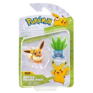 Pokemon - komplet 2 figurek - seria Spring Form Eevee i Oddish