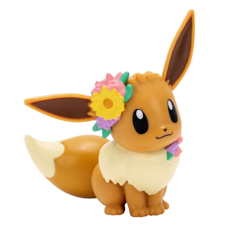 Pokemon - komplet 2 figurek - seria Spring Form Eevee i Oddish