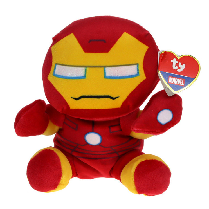 Marvel Avengers: Maskotka Iron Man 20cm Ty Beanie Babies
