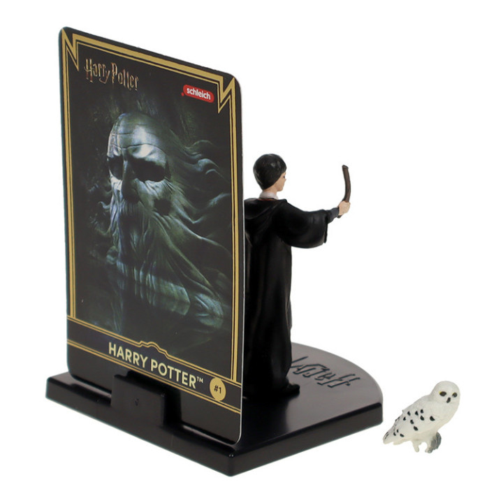 Harry Potter: Figurka kolekcjonerska Schleich seria 1: figurka Harry Potter z sową i karta