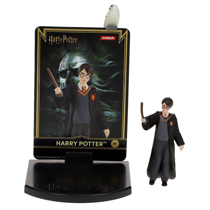 Harry Potter: Figurka kolekcjonerska Schleich seria 1: figurka Harry Potter z sową i karta