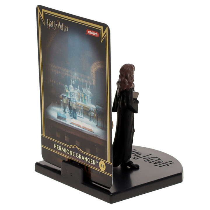 Harry Potter: Figurka kolekcjonerska Schleich seria 1: figurka Hermiona Granger, kot Krzywołap i karta