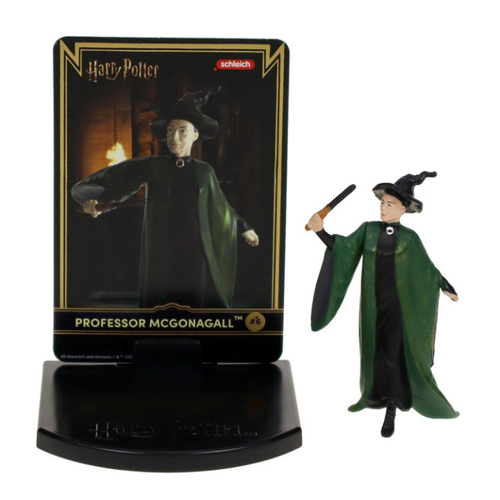 Harry Potter: Figurka kolekcjonerska Schleich seria 1: figurka Minerwa McGonagall i karta