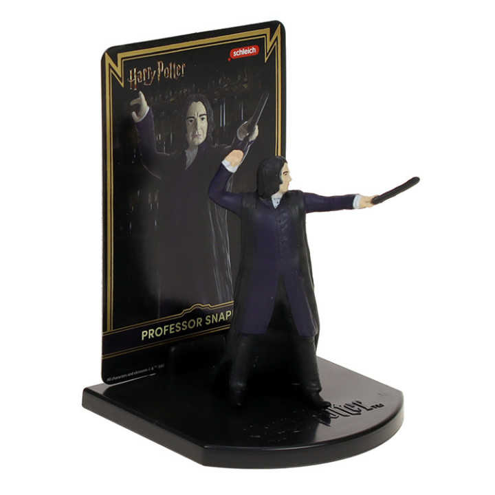 Harry Potter: Figurka kolekcjonerska Schleich seria 1: figurka Severus Snape i karta