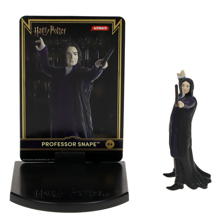 Harry Potter: Figurka kolekcjonerska Schleich seria 1: figurka Severus Snape i karta