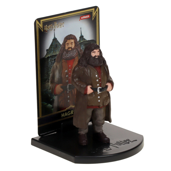 Harry Potter: Figurka kolekcjonerska Schleich seria 1: figurka Rubeus Hagrid i karta