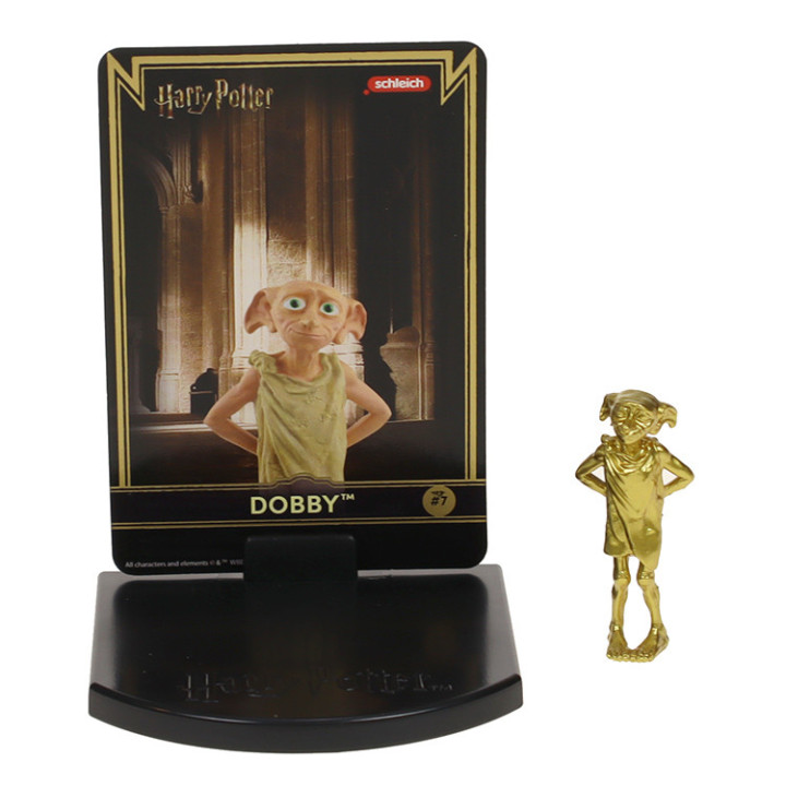 Harry Potter: Figurka kolekcjonerska Schleich seria 1: figurka złoty Zgredek i karta