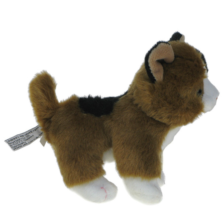 Maskotka Kotek mini stojący łaciaty 13/17cm eco-friendly