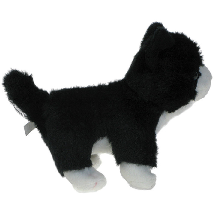 Maskotka Kotek mini stojący czarny 13/17cm eco-friendly